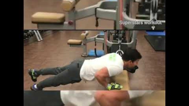 'MARK WAHLBERG WORKOUT ( PART 2) SUPERSTARS WORKOUT'