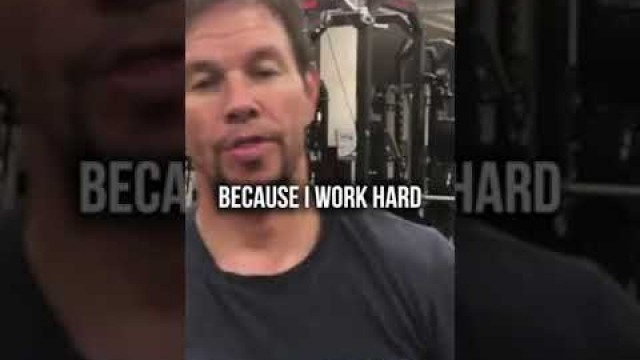 'Hard work, WORKS! - Mark Wahlberg | Motivational video #motivation #life  #hardwork'