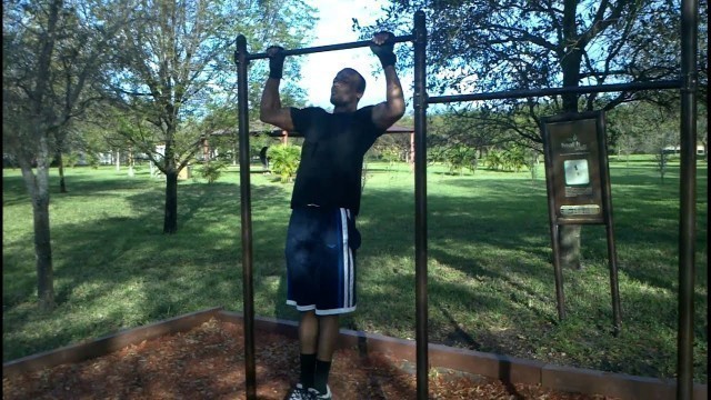 'Deep Impact Fitness Static pullup'