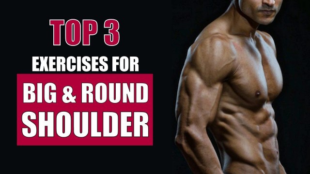 'TOP 3 Exercises for Big & Round SHOULDER | Info by Guru Mann'