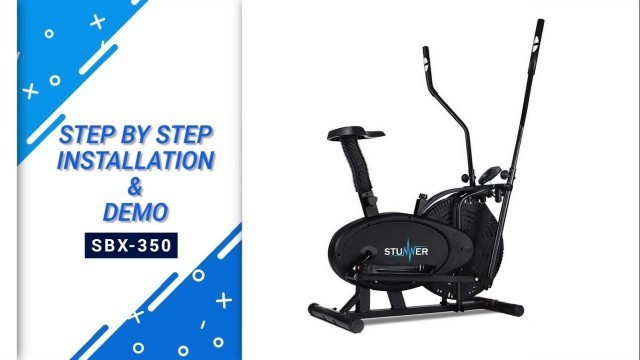 'Stunner Fitness SBX-350 Orbitrek Bike - Installation and User Guide - Orbitrek Bike For Home Use'