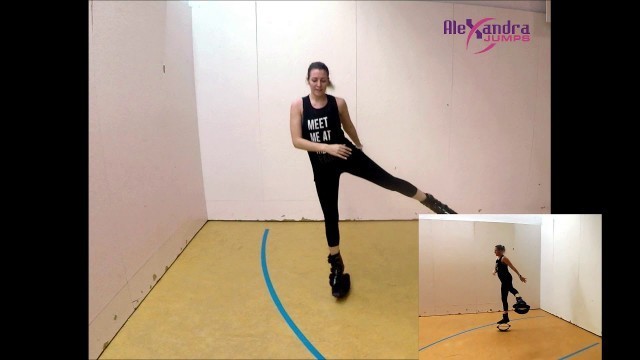 'Kangoo Jumps Home Training - Easy level - For Beginners with Alexandra'