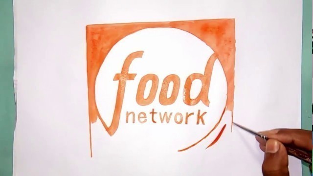 'How to draw the Food Network channel logo'