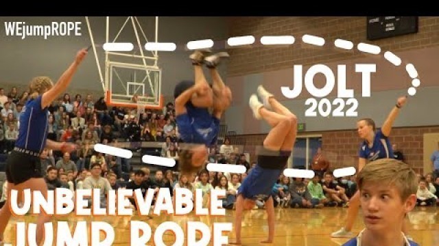 'Unbelievable Jump Rope Skills at JOLT 2022 - Rope Skipping Shows in Utah'