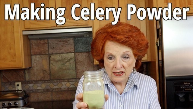 'Dehydrating and Freeze Drying Celery for Powdering'