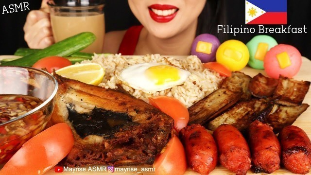 'ASMR FILIPINO BREAKFAST MUKBANG | NEW YEAR 2021 (EATING SOUNDS) | COLLAB @RAUL ASMR | MAYRISE ASMR'