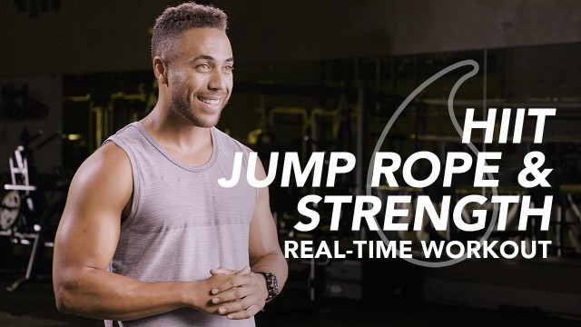 '20-Minute HIIT Jump Rope & Strength Workout - Sweet Sweat Real-Time Workout'