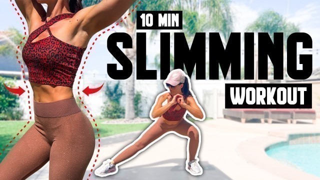 '10 Minute Slimming Workout [Jump Rope + Full Body Moves] | LiveLeanTV'