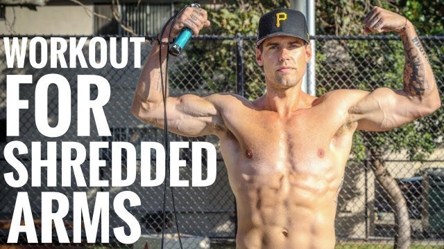 'Jump Rope Workout For Shredded Arms'