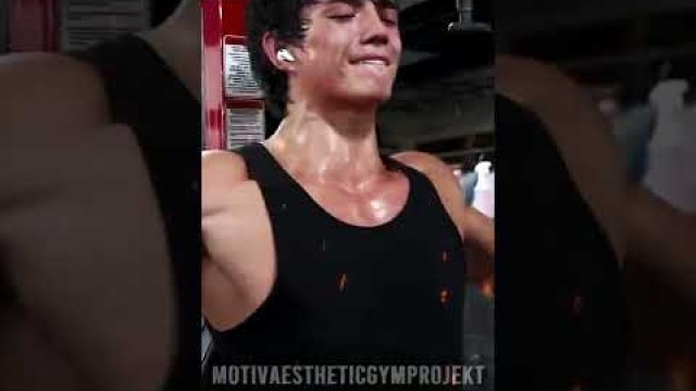 'LEXX LITTLE - BIG PUMP Workout, SHREDDED CHEST & DELTS motivation with GABE | Aesthetic Physique 