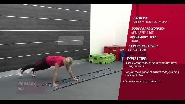 'Fitness First Freestyle exercise - Ladder Walking Plank - Ladder'