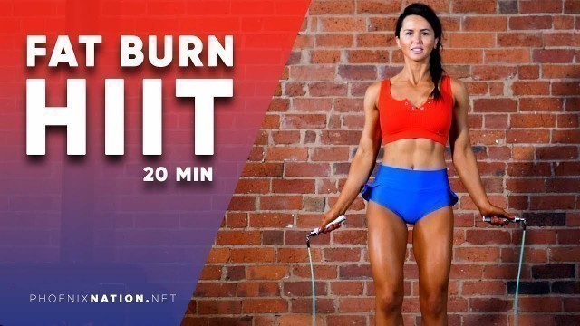 '20 MINUTE Full Body Jump Rope HIIT Workout'