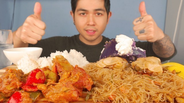 'NEW YEARS EVE LEFTOVER |HUNGRY VOHN | MUKBANG PHILIPPINES|PINOY MUKBANG'