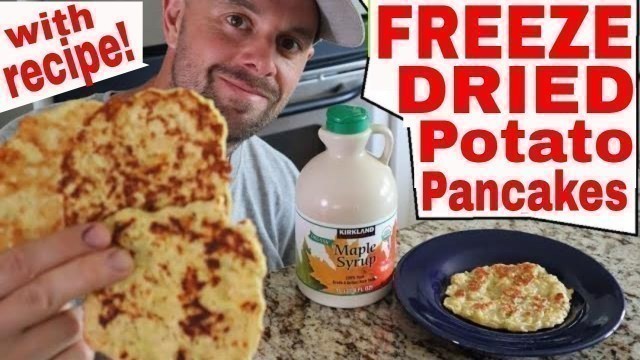 'Freeze Dried Potato Pancakes--WITH RECIPE! HARVESTRIGHT Freeze Dryer'