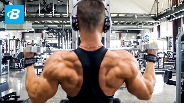 'High Rep Big Pump Back Workout | Abel Albonetti'