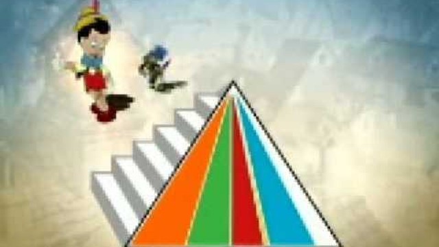 'USDA Food Pyramid Ad Featuring Pinocchio'