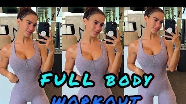 'FULL BODY WORKOUT ROUTINES FOR WOMEN WITH DREA THOMAS | INSTAGRAM FITNESS MODELS |'