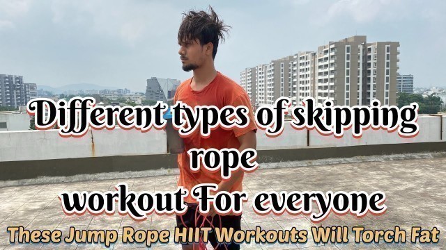 'Different types of skipping rope workout #skippingrope #short #workout  #Mrshubro'