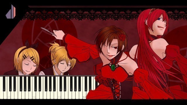 'Evil Food Eater Conchita // 悪食娘コンチータ (MEIKO, Rin, Len) [Akuno-P] | Synthesia Piano Tutorial'