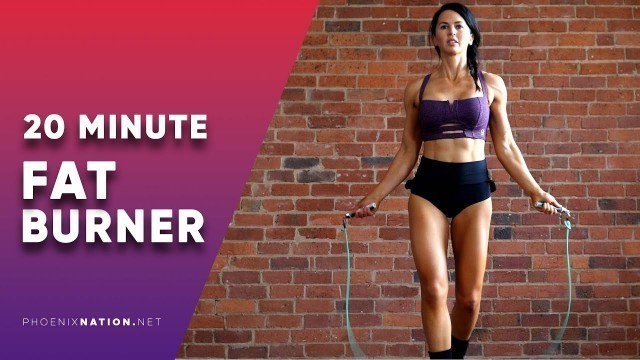 '20 MINUTE JUMP ROPE WORKOUT | FAT BURNER'