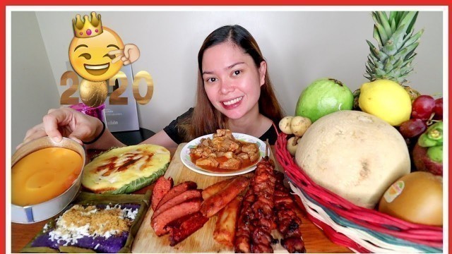 'FILIPINO MEDIA NOCHE ( NEW YEAR\'S EVE ) MUKBANG | LAST MUKBANG FOR 2019'