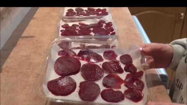 'FREEZE DRYING BEETROOT'