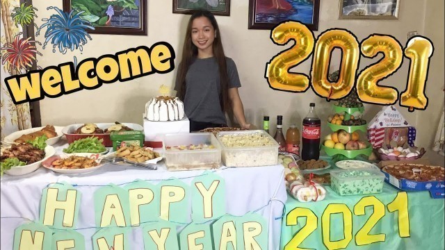 '2021 NEW YEAR\'S VLOG (grocery, preparation, new year\'s eve) | Philippines'