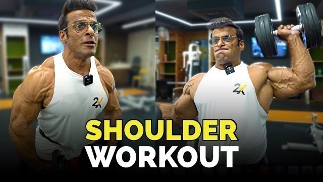 'Shoulder Workout for Pump | Get Bigger Shoulders | Yatinder Singh'