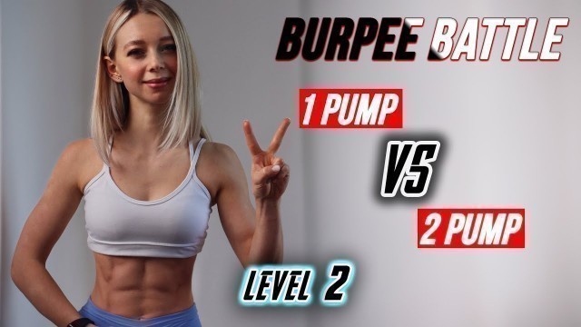 'Burpees Workout 1 Pump vs. 2 Pump ⚡️Bodyweight Variation Workout ( Follow Along )'