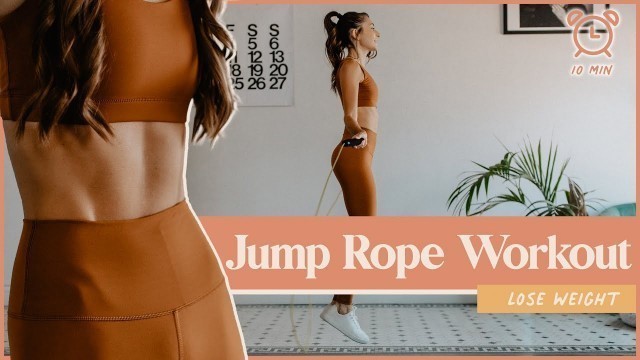 '10-Minute JUMP ROPE WEIGHT LOSS Workout (Do This Three Times A Week)'