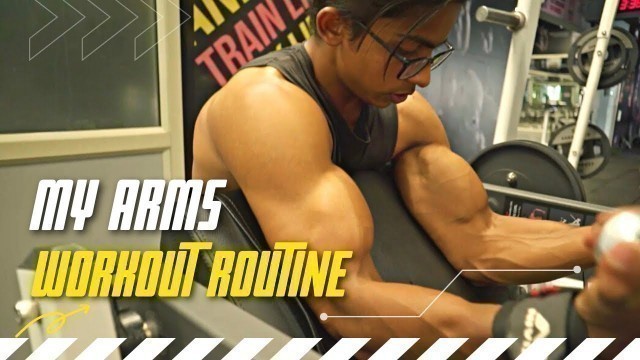 'BEST ARMS WORKOUT FOR MASSIVE PUMP | OBAID KHAN'