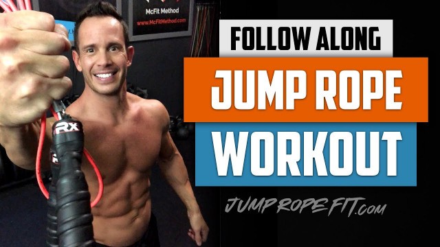 '20 Minute Follow Along at Home Jump Rope Workout'