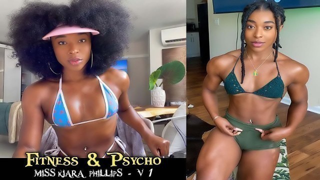 'Miss Kiara Phillips Black Female Bodybuilder | Muscles Girl | Fbb Pro | Female Fitness Motivation'