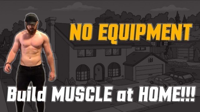 'Build Muscle at HOME!! (No Equipment) WCF Body Pump Workout 001'