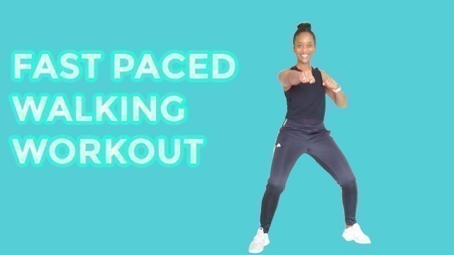 'Fast Paced Walking Workout| Get over 1350 Steps in 12 minutes!'