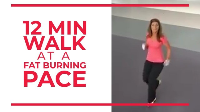 '12 Minute Walk at Fat Burning Pace | Walk at Home'