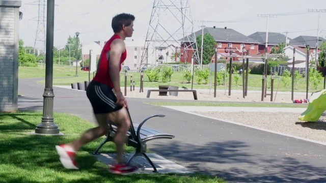 'BENCHFIT - Jumping lunge / Fente sautée'