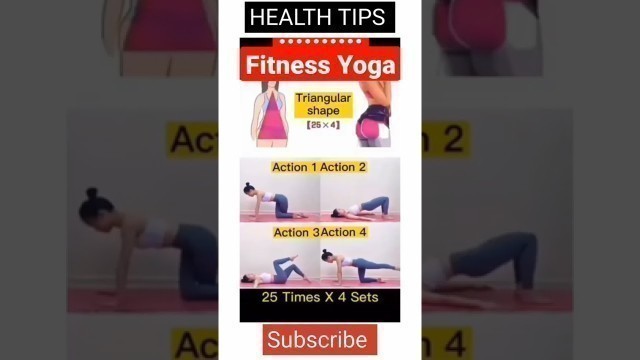 'fitness yoga & easy exercises'