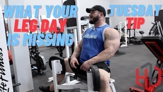 'How to Grow Your Legs | Tuesday Tip | Hunter Labrada'