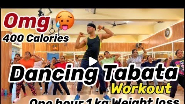 'Dancing Tabata workout By Suresh fitness NAVI Mumbai non-stop workout 1 hour'