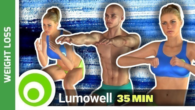 'Fat Burning Cardio Workout No Equipment - 35 Minute Cardio Workout At Home'