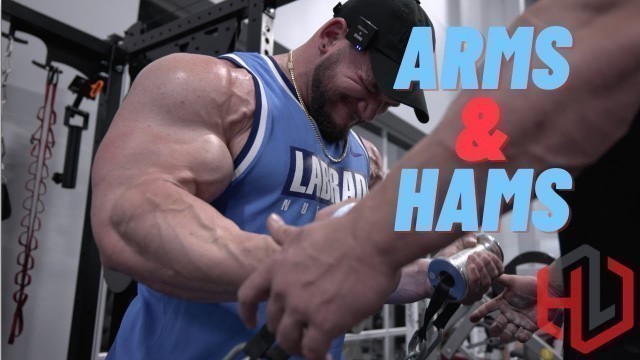 'How to Train Arms | Arms and Hamstrings | Hunter Labrada'