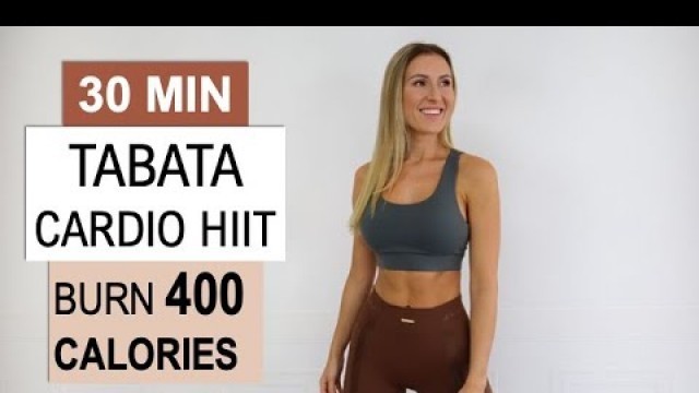 '30 MIN Tabata Cardio HIIT | Burn 400 Calories | Super Motivating Music | High Intensity | Full Body'