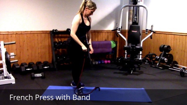 'French Press with Band - Shape It Up Fitness (Nicole Simonin)'