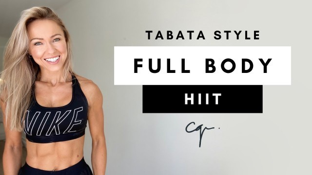 '30 Min FULL BODY HIIT WORKOUT | Tabata Style No Jumping & No Equipment'