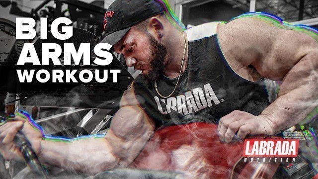 'Big Arms Workout with Hunter Labrada | Triceps and Biceps Complete Workout'