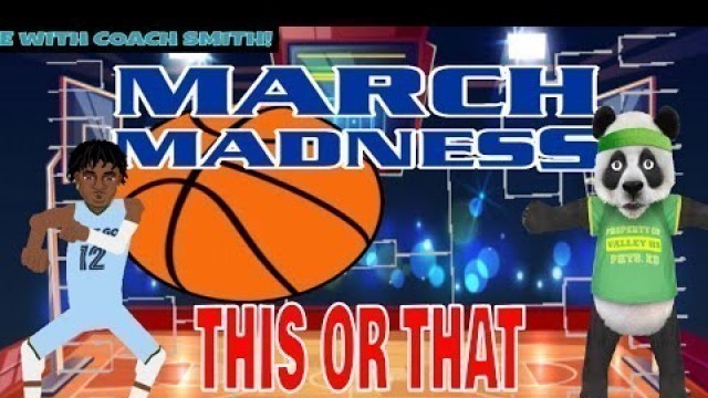 'March Madness THIS OR THAT Fitness Tabata PE BRAIN BREAK'