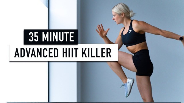 '35 MIN KILLER HIIT Workout - Tabata Style, INTENSE, with weights'