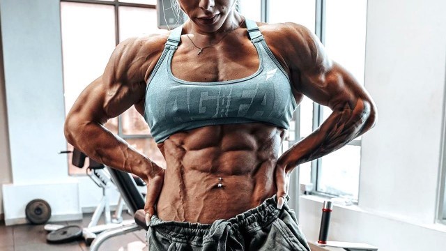 'MOST SHREDDED IFBB Pro Athlete Samantha Jerring Gym Motivation videos female fitness'