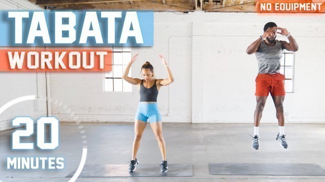 '20 Minute Full Body Tabata Workout [Strength/HIIT/Isometric/Cardio]'